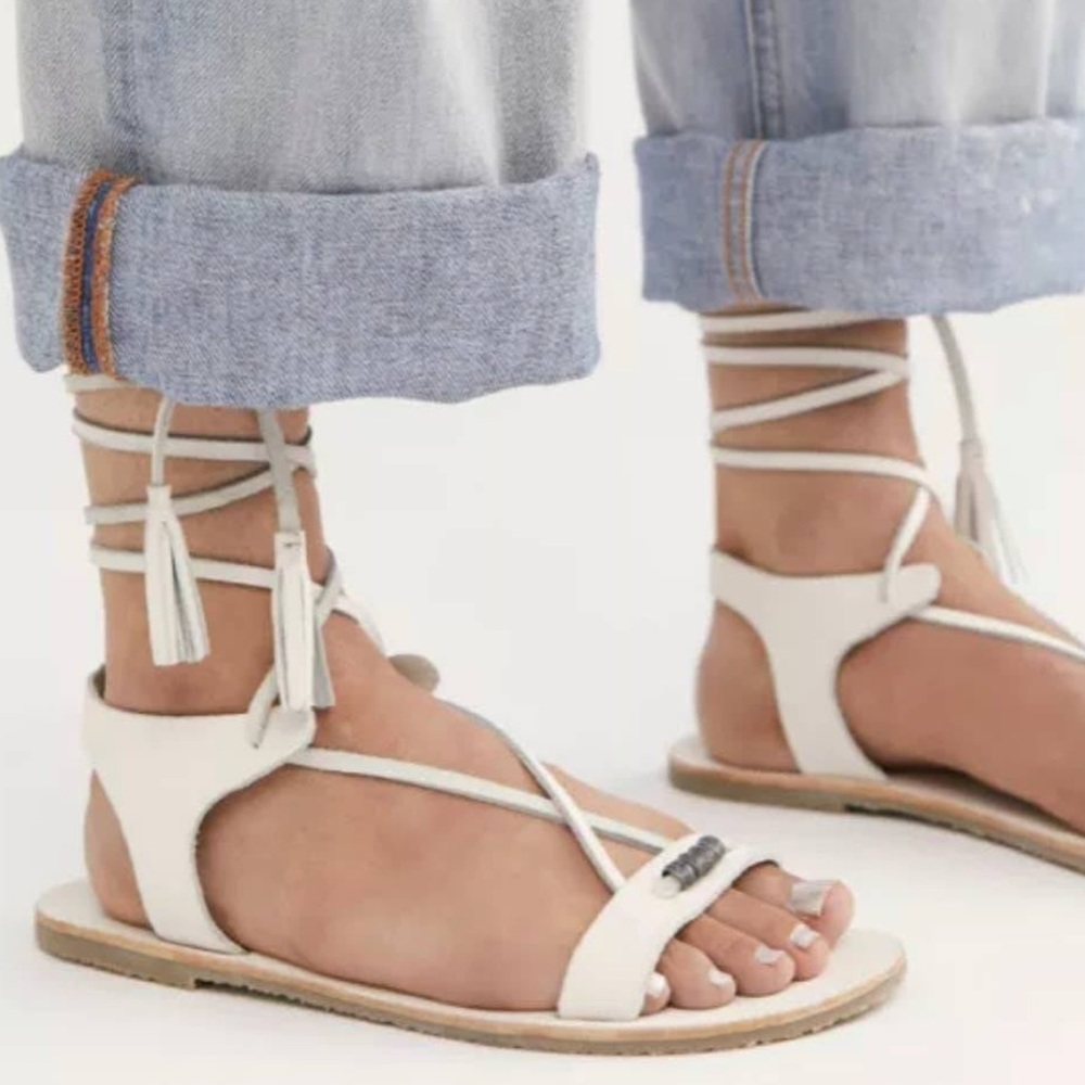 Free people sandal white